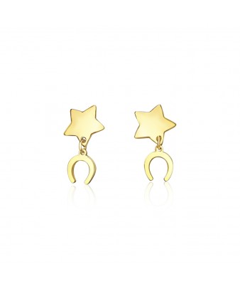Pendientes Maddie dorado