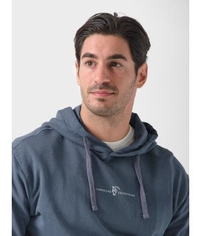 Sudadera Capucha Garment Dyed | Cobalto