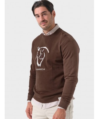 Sudadera Quarter | Moka