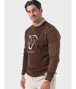 Sudadera Quarter | Moka