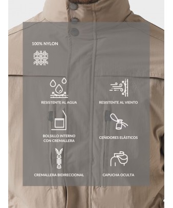 Parka Técnica | Beige 2