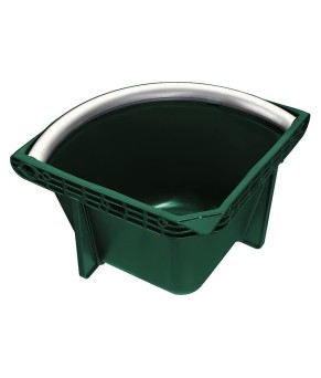 Comedero de esquina de polipropileno