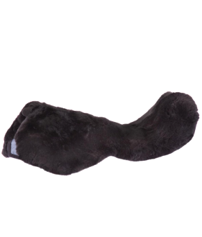 Funda para asiento de silla inglesa BR en piel de oveja