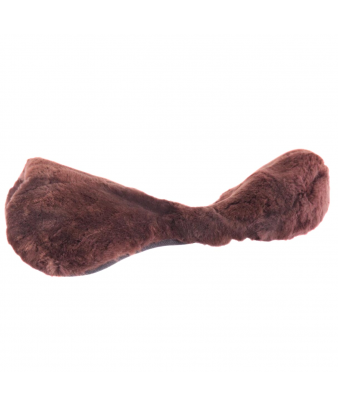 Funda para asiento de silla inglesa BR en piel de oveja