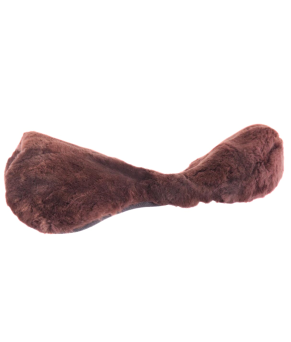 Funda para asiento de silla inglesa BR en piel de oveja