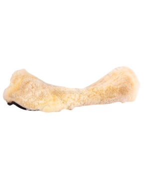 Funda para asiento de silla inglesa BR en piel de oveja