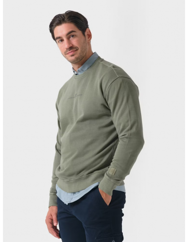 Sudadera Garment Dyed | Salvia