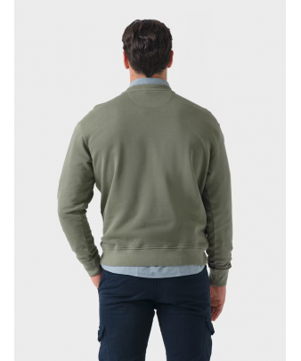 Sudadera Garment Dyed | Salvia