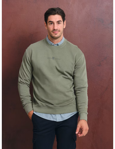 Sudadera Garment Dyed | Salvia