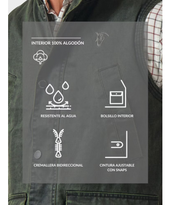 Chaleco Efecto Encerado | Caza 2