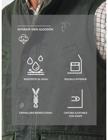 Chaleco Efecto Encerado | Caza