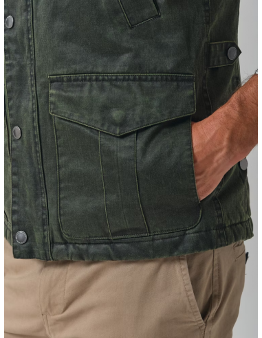 Chaleco Efecto Encerado | Caza