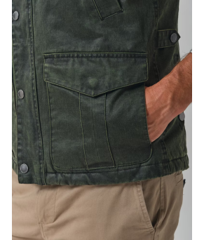 Chaleco Efecto Encerado | Caza