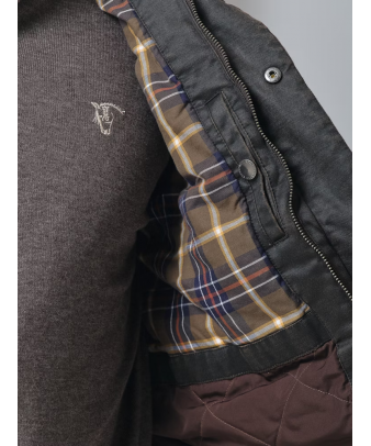 Chaleco Efecto Encerado | Moka