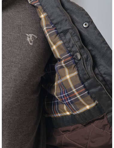 Chaleco Efecto Encerado | Moka Chaleco Efecto Encerado | Moka