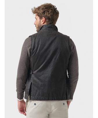 Chaleco Efecto Encerado | Moka