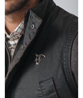 Chaleco Efecto Encerado | Moka