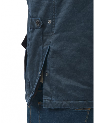 Chaleco Efecto Encerado | Marino Chaleco Efecto Encerado | Marino