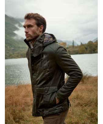 Parka Efecto Encerado | Caza