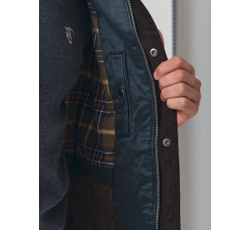 Parka Efecto Encerado | Marino