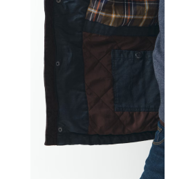 Parka Efecto Encerado | Marino