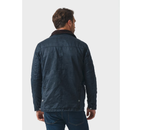 Parka Efecto Encerado | Marino