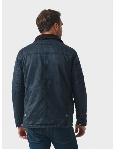 Parka Efecto Encerado | Marino