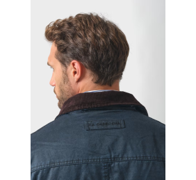 Parka Efecto Encerado | Marino