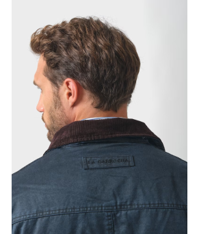 Parka Efecto Encerado | Marino