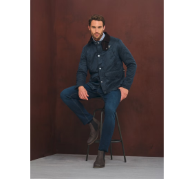 Parka Efecto Encerado | Marino