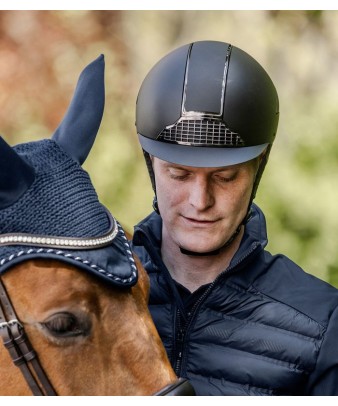 Casco de equitación H24 cromo