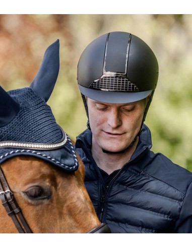 Casco de equitación H24 cromo