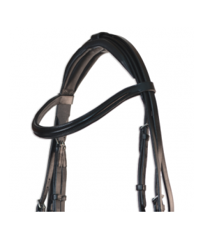 Cabezada inglesa doma 'Los Nietos Dressage' con doble rienda | Varios colores