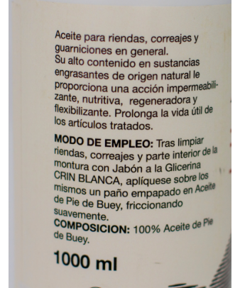 Aceite natural de pie de buey 2