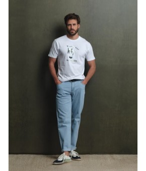 Camiseta multicolor | Blanco