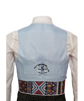 Chaqueta y chalequillo | Saturno | Azul degradado