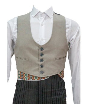 Chaqueta y chalequillo | Imitación alpaca