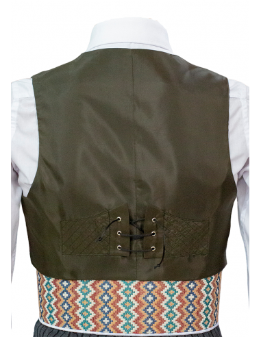 Chaqueta y chalequillo | Sarga | Verde Chaqueta y chalequillo | Sarga | Verde