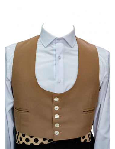 Chaqueta y chalequillo | Sarga |...