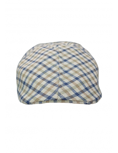 Gorra cuadros modelo Gatsby | Azul y...