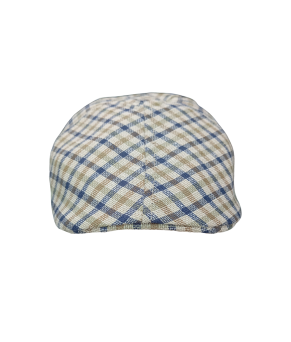 Gorra cuadros modelo Gatsby | Azul y verde