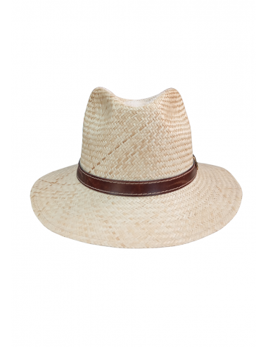 Sombrero de paja natural con correa |...