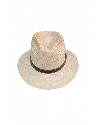 Sombrero de paja natural con correa |...