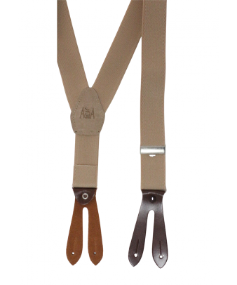 Tirantes cadete liso botón