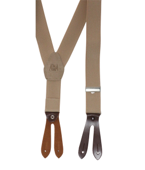 Tirantes cadete liso botón