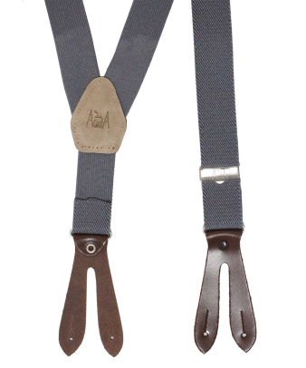 Tirantes cadete liso botón