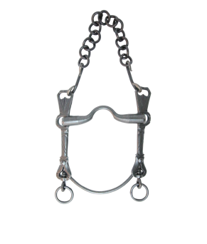 Bocado vaquero fragua embocadura suave 'Los Nietos Dressage'