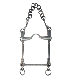 Bocado vaquero fragua embocadura suave 'Los Nietos Dressage'