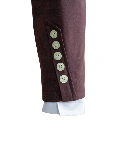 Chaqueta y chalequillo | Sarga | Borgoña