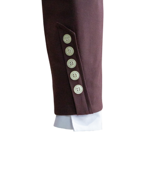 Chaqueta y chalequillo | Sarga | Borgoña